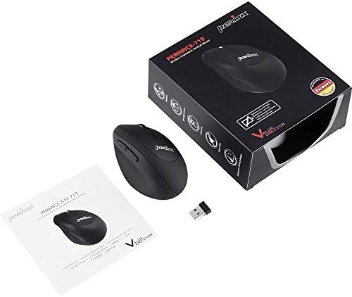 Perixx PERIMICE-719 Right-Handed Wireless Mini Vertical Mouse, 3 Level DPI