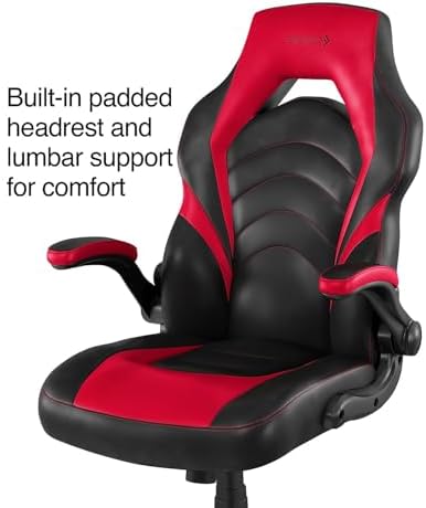 Staples Emerge Vortex Gaming Chair, Ergonomic, Swivel, Black, 2-Pack