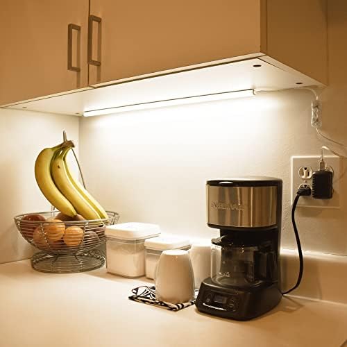 TrueColor USB LED Under Cabinet Light Bar, Frosted Cover, 12 in, Soft White