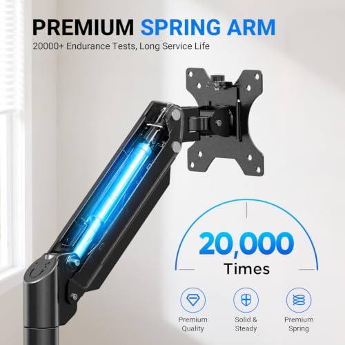 GRIFEMA Gas Spring Monitor Mount for 13-32", Single Monitor Arm