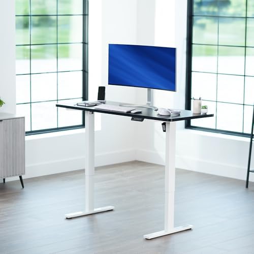VIVO Black 60 x 24 in Standing Desk, DESK-KIT-1W6B