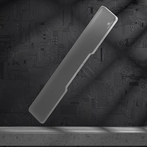 Acrylic Keyboard Wrist Rest - Full Size 100% Keyboard- Mechanical Keyboards Ergonomic Palm Rest for Computer Keyboard,Anti-Slip Base,Wrist Pad for Laptop,Office & Home-Easy Typing