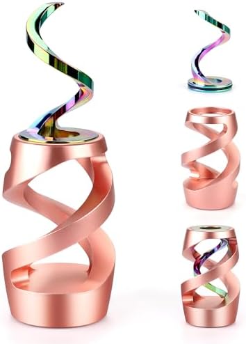 Kinetic Spinning Fidget Toy, ADHD Stress Relief Desk Decor Rose Gold