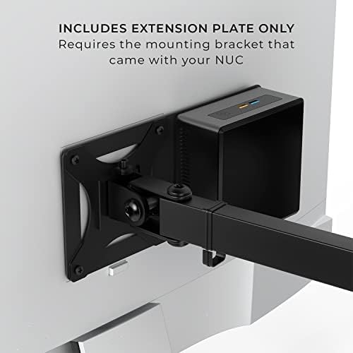 HumanCentric Mounting Bracket for Intel NUC mini pc VESA Monitor Arm 75x75