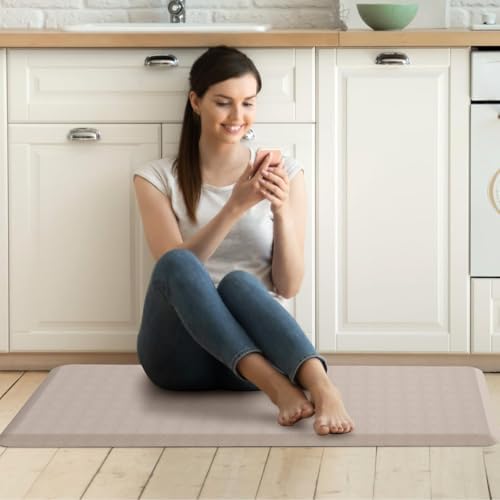 HappyTrends Kitchen Mats for Floor Cushioned Anti-Fatigue Kitchen Rugs