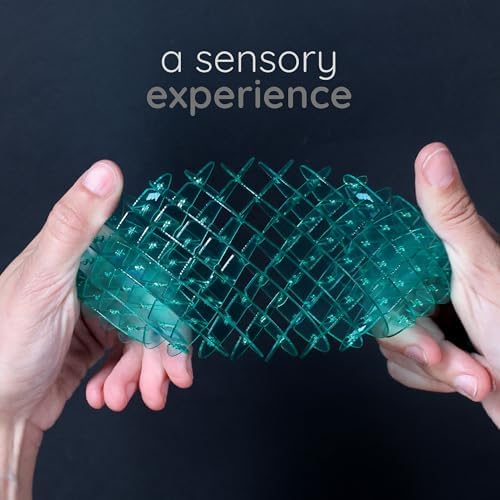 Morf Worm 3D Sensory Fidget Toy for Kids and Adults, Blue, Small