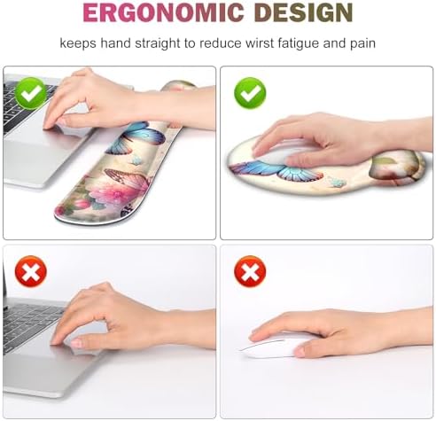Gaming Mouse Pad, Large Desk Mat, 4in1 XXL Mousepad Cute Desk Pad Protector