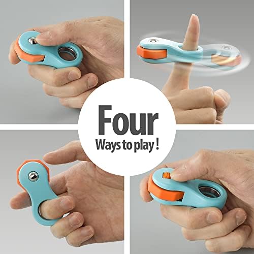 Yolscue Fidget Toy,Fidget Spinners Toy for Adults and Kids,Gifts Suitable for Children with Autism and ADHD,Quiet Office Desk Toy,Excellent for Relieving Stress and Anxiety Toys(Blue)
