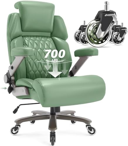 Big and Tall Office Chair 700lbs, Ergonomic High Back Computer Desk Chair