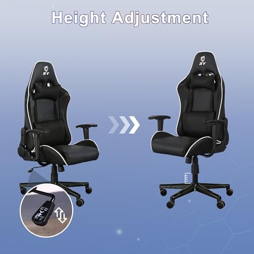 Gaming Chair,Video Game Chair with Massage Lumbar Support