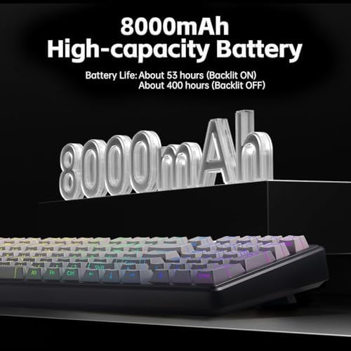 Aula F99 Keyboard Gaming,Wireless Mechanical Keyboards Creamy Sound