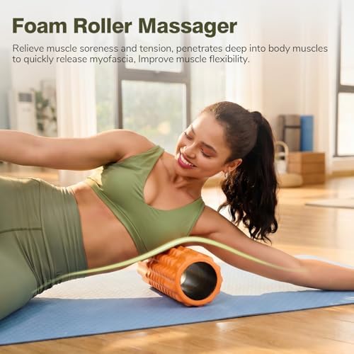 5 in 1 Foam Roller Set for Muscle Recovery & Deep Tissue Massage