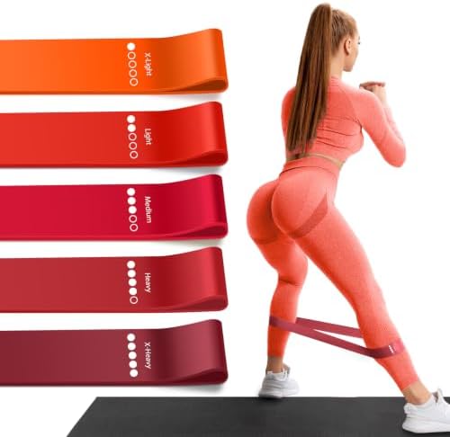 Resistance Bands for Working Out, 5 Levels Exercise Bands Set