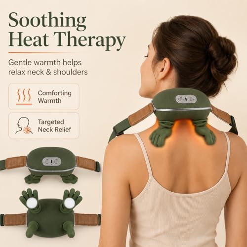 Simulation Hand Neck Massager, Portable Electric Shiatsu Shoulder Massage Device with Heat, 4D Wireless Deep Tissue Relief, Relax Muscles & Relieve Arm&Leg Fatigue After Exercising,massage,mother Gift