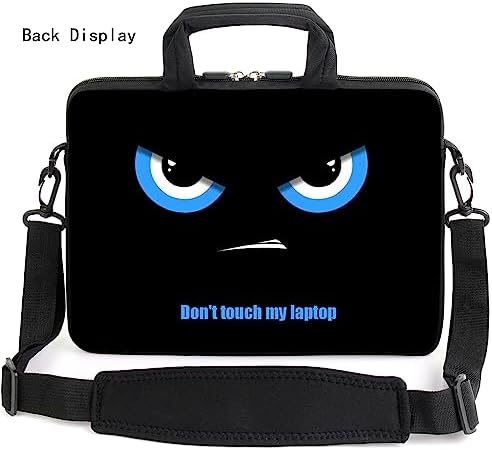 15" laptop sleeve laptop bag chromebook case adjustable shoulder strap with handle accessory pocket for men women (RYD-15-1)