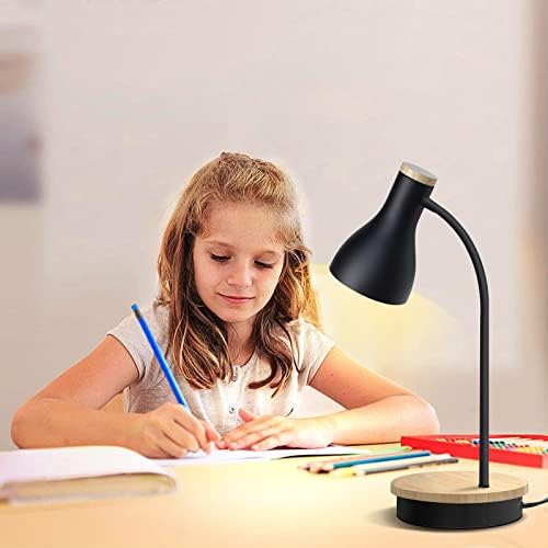 LALISU Metal Desk Lamp Wireless Charging Table Lamp Touch Reading Lights
