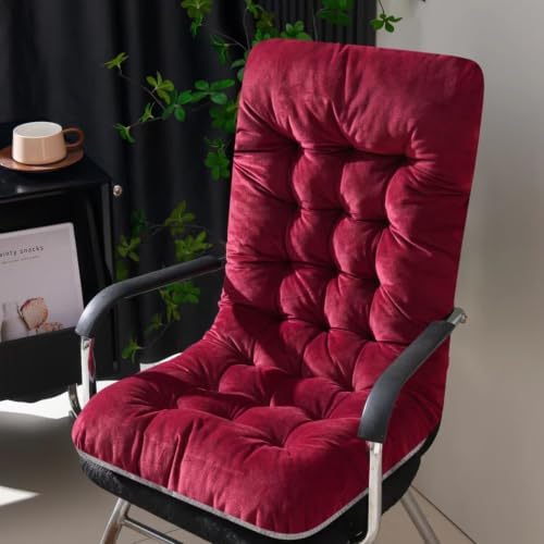 Velvet Office Chair Cushion Desk Cushions with Back Support, 17.7x37 IN