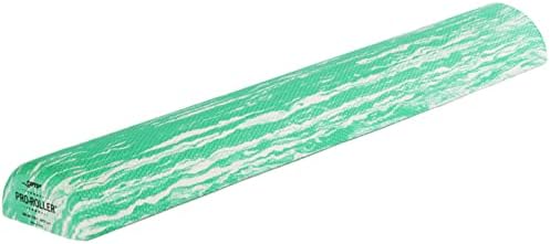 OPTP PRO-ROLLER Standard Density Foam Roller – Half-Round, Green, 36" x 3"