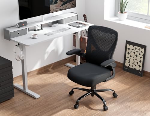 Office Chair: 330LBS Mesh Ergonomic Desk Chair Comfy with 3D Lumbar& Swivel