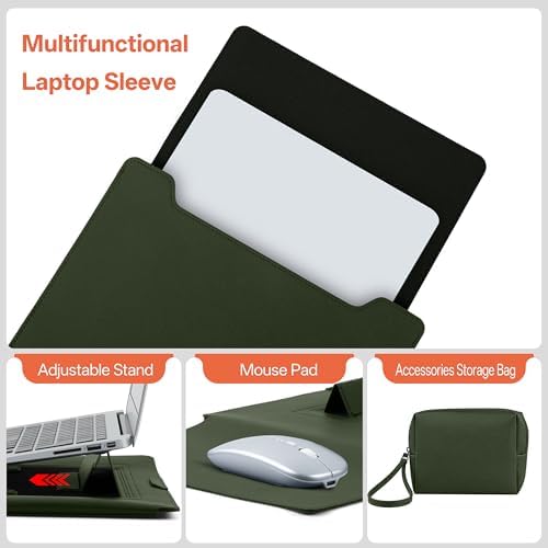 13-14 Inch Protective Laptop Sleeve with Stand, for MacBook Pro/MacBook Air