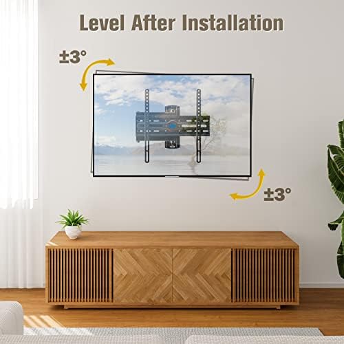 Mounting Dream TV Wall Mount Swivel and Tilt for 26-55 Inch TV up to 60 lbs
