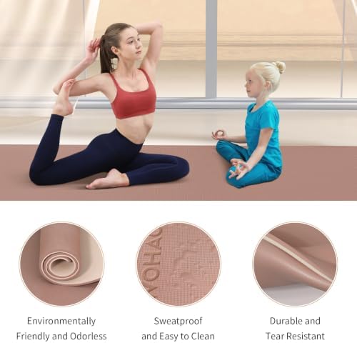 8mm Thick Yoga Mat Non Slip for Women Men