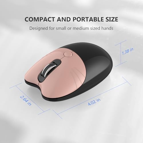 MOFII Wireless Keyboard and Mouse Combo, 2.4 GHz Full-Size Retro Round Keyboard with 8 Multimedia & Shortcut Keys, Plug and Play, Compatible with Mac, Windows, Laptop, Desktop, PC - Coffee Gradient