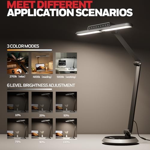 Honeywell H9 Sunturalux LED Dimmable Desk Lamp with Motion-Sensing