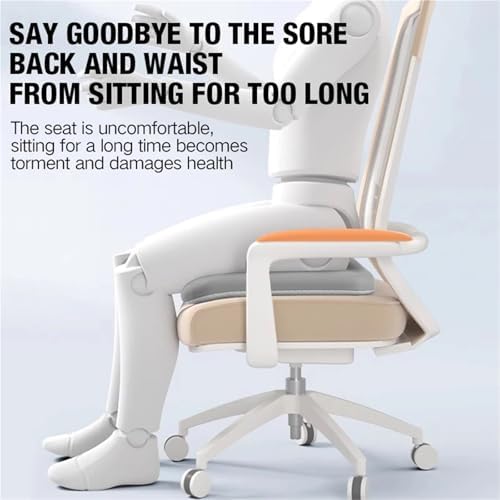 2 Pcs Memory Foam Cushion for Office Chair Wheelchair Sofa Seat Pad