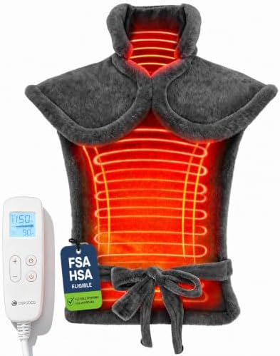 CooCoCo FSA Eligible 24 x 33 in Heating Pad for Neck & Back