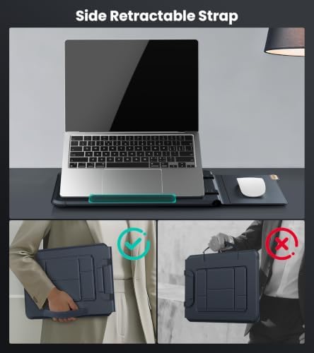 Nillkin 16 inch Laptop Sleeve with Stand (4-in-1), 2 Stand Modes, Mouse Pad