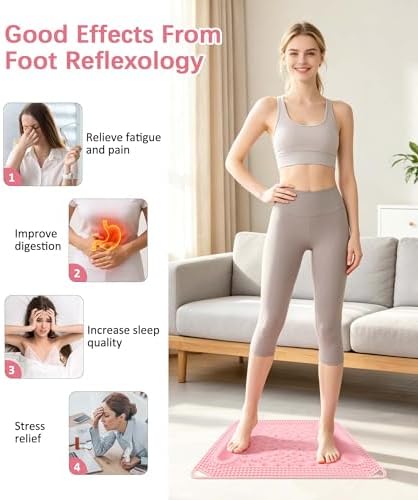 Foot Massage Acupressure Mat for Plantar Fasciitis Arch Relief