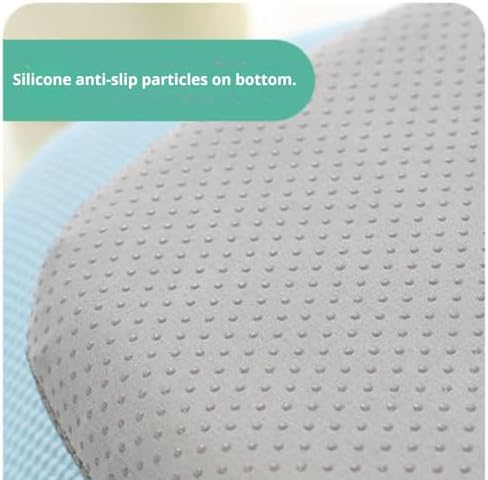 Memory Foam Chair Cushion Non-Slip Seat Cushion with Breathable Fabric Removable Zipper Cover Square Comfort Chair Pad for Office Chair, Desk Chair, Car Seat, Wheelchair (Green, 16"x16")