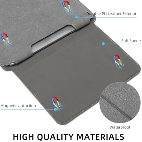 14 Inch Multifunctional Laptop Sleeve Case with Stand Soft Slim Cover for MacBook Pro/Air/ThinkPad X1/Dell XPS/Lenovo Yoga/HP Pavilion/ASUS Zenbook/LG gram/Chromebook 13.5" 13.6" 14.2" 14.5"