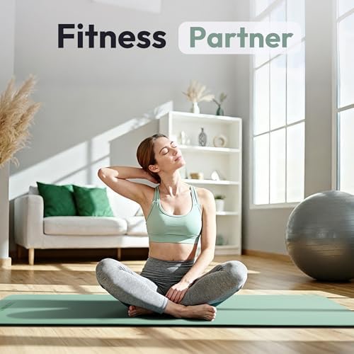 Umineux Non Slip Yoga Mat 72"x24" Exercise & Fitness Mat For Women and Men