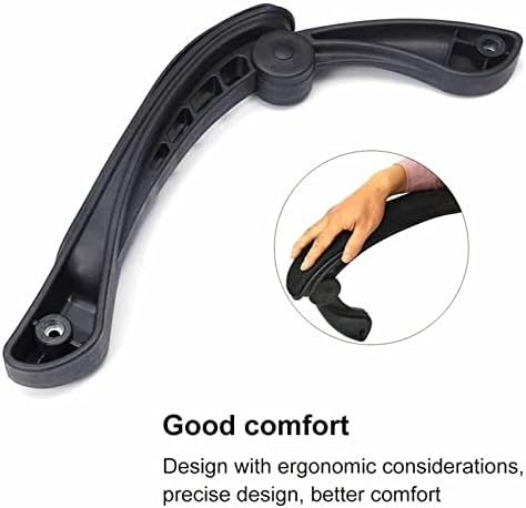Generic 2Pcs Universal Office Chair Armrest Replacement Convenient Accessory Movable, 4 Holes, 37cmx6.5cmx28cm