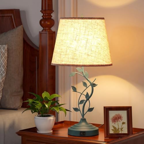 Kakanuo Touch Lamps for Nightstand, Bedside Lamp for Bedroom, Rustic Lamp