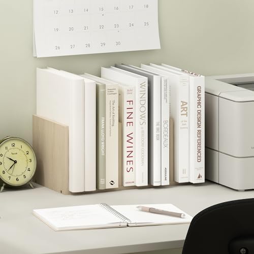 Furinno Hermite File Holder Desk Organizers and Accessories, Natural Oak