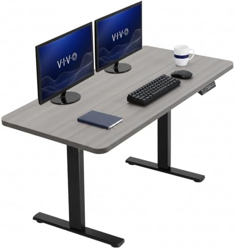 VIVO Dark Gray 43 x 24 in Standing Desk, DESK-1B4G