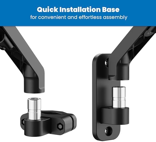 Mount-It! Keyboard Wall Mount & Pole Mount, Swivel Keyboard & Mouse Tray