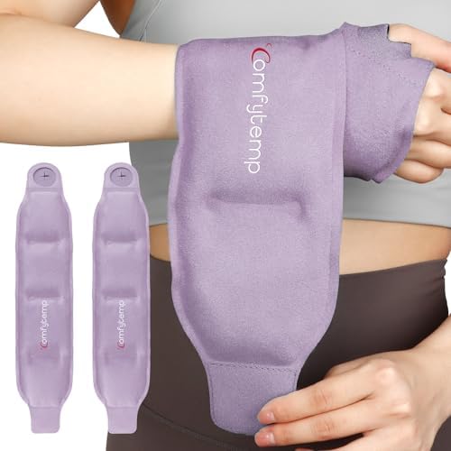 Comfytemp Wrist Ice Pack Wrap Carpal Tunnel Relief Wrist Brace 2 Packs