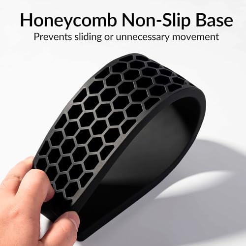 Ergonomic Silicone Wrist Rest for Keychron Q3 / Q3 Max / V3 / V3 Max / C3 Pro,14.37" Honeycomb Non-Slip Palm Rest, 80% TKL Mechanical Keyboards with Typing Pain Relief