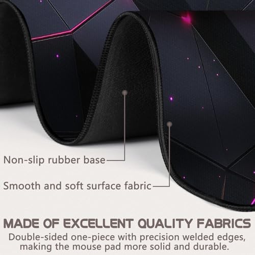 Mouse Pad Gaming - Desk Mat for Keyboard and Mouse - Large Mouse Pads for Desk, Gaming Mousepad with Non-Slip Base, Desks Pad (31.5" X 11.8") for Game, Office and Home