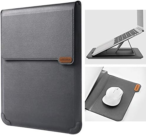 Nillkin 15.6 inch Laptop Sleeve with Stand (3-in-1), 2 Stand Modes, Gray