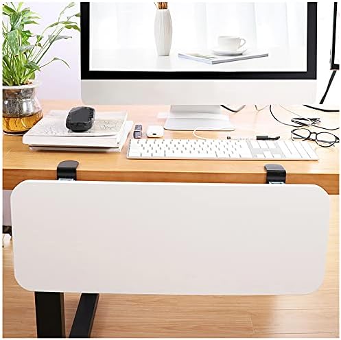 Y&J Beige/Black/White/Red Ergonomic Desk Extension Tray Clamp, Armrest Shelf Stand, Large Capacity Keyboard Tray, Posture Improvement, Punch Free Install