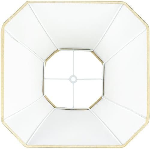 GO&SO Bell Lamp Shades Set of 2,6.5" x 13" x 10.5",Gold Fabric Lampshade