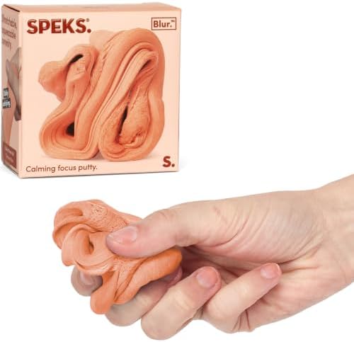 Speks Blur Sensory Slime Putty, Silent Stress Relief Tool, Desk Toy