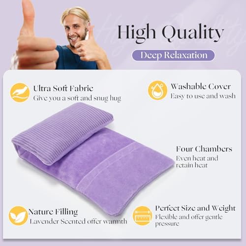 Microwavable Heating Pads with Washable Cover Flaxseed Microwave Heat Pack