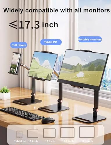 Portable Monitor Holder for 12-17.3 Inch Screen Desk Holder