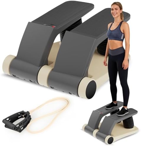 Air Stepper Machine with Resistance Bands